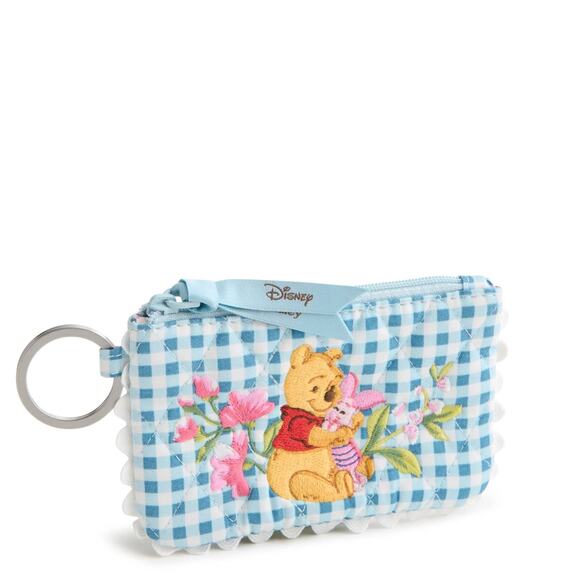 Vera Bradley Handbags - Vera Bradley Winnie The Pooh Zip ID Case - Disney Gingham Wallet Piglet Cotton